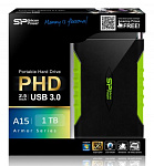 736069 Жесткий диск Silicon Power USB 3.0 1Tb SP010TBPHDA15S3K A15 SP010TBPHDA15S3K Armor 2.5" черный