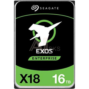 1891359 16TB Seagate Exos X18 (ST16000NM000J) {SATA 6Gb/s, 7200 rpm, 256mb buffer, 3.5"}