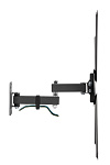 11044994 Kromax CORBEL-7 черный 22"-65" макс.30кг настенный поворот и наклон