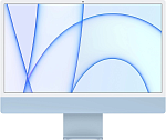 MJV93RU/A Apple 24-inch iMac (2021): Retina 4.5K, Apple M1 chip with 8-core CPU & 7core GPU, 8GB, 256GB SSD, 2xTbt/USB 4, Keyboard, Mouse - Blue