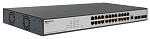 OS2328P/370W/A1A ORIGO Настраиваемый L2 PoE-коммутатор 24x1000Base-T PoE, 4xCombo 1000Base-T/SFP, PoE-бюджет 370 Вт, комплект для установки в 19" стойку