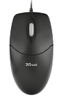 16591 Trust Mouse Basi, Optical, USB, 1000dpi, Ergonomic, Black, подходит под обе руки [16591]