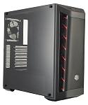 MCB-B511D-KANN-S00 Cooler Master MasterBox MB511, 2xUSB3.0, 1x120 Fan, w/o PSU, Black, Red Trim, Mesh Front Panel, ATX