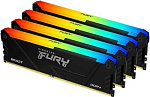11062583 Память оперативная/ Kingston 32GB 2666MT/s DDR4 CL16 DIMM (Kit of 4) FURY Beast RGB