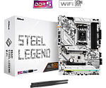 ASROCK B650 STEEL LEGEND WIFI, AM5, B650, 4*DDR5, 2*SATA, 3*M.2, 5*USB 3.2, 2*USB 2.0, Type-C, 2*PCIx16, 1*M.2 (Key E), HDMI+DP, ATX