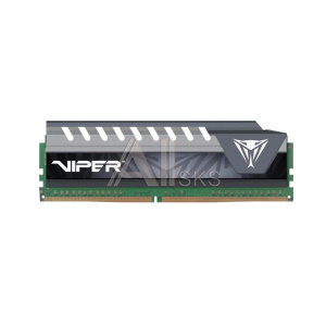 1208168 Модуль памяти PATRIOT Viper Elite Gaming DDR4 Общий объём памяти 8Гб Module capacity 8Гб 2133 МГц Множитель частоты шины 14 1.2 В черный / серый PVE48