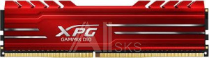 1287604 Модуль памяти ADATA XPG GAMMIX D10 Gaming DDR4 Общий объём памяти 8Гб Module capacity 8Гб Количество 1 3000 МГц Множитель частоты шины 16 1.35 В красн
