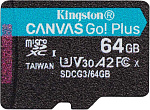 1380012 Карта памяти MICRO SDXC 64GB UHS-I SDCG3/64GBSP KINGSTON