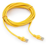1877464 Патч-корд UTP Cablexpert PP12-5M/Y кат.5e, 5м, литой, многожильный (жёлтый)