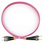 11053565 Cabeus FOP-50-OM4-FC-ST-1m Шнур оптический duplex FC-ST 50/125 mm OM4 1м LSZH