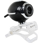 1206081 Web-камера Defender C-090 Black {0.3МП, универ. крепление} [63090]