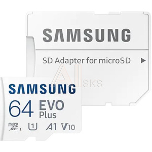 3200514 Карта памяти MICRO SDXC EVO+ 64GB V10 W/A MB-MC64KA/EU SAMSUNG