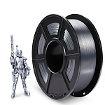 npr_D4867 Филамент NVPRINT Silk PLA+ Silver для 3D печати диаметр 1.75мм длина 330 метров масса 1 кг