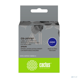 Картридж ленточный Cactus CS-LK5RBP черный для Epson LW400/LW700/LW600P/LW1000P/K400/Z700/Z900 Картридж ленточный Cactus CS-LK5RBP черный для Epson LW400/LW700/LW600P/LW1000P/K400/Z700/Z900