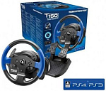 1080043 Руль ThrustMaster T150 RS EU VERSION 14кноп. (с педалями) черный/синий