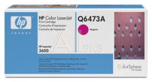 59691 Картридж лазерный HP Q6473A пурпурный (4000стр.) для HP CLJ 3600/CP3505/P2014