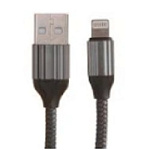 1808500 LDNIO LD_B4572 LS432/ USB кабель Lightning/ 2m/ 2.4A/ медь: 120 жил/ Нейлоновая оплетка/ Gray