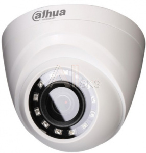 1117537 Камера видеонаблюдения Dahua DH-HAC-HDW1000RP-0280B (S3) 2.8-2.8мм HD-CVI HD-TVI цветная корп.:белый