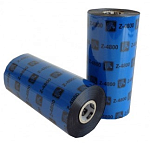 04800BK11045 Zebra Resin Ribbon, 110mmx450m, 4800; Standard, 25mm core, 12/box