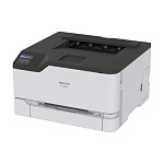 1872417 Ricoh LE P C200w Цветной лазерный принтер, A4, 512Мб, 24стр/мин, дуплекс, PCL, PS, LAN, WiFi,самозапуск (408434)