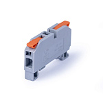 11053993 Cabeus MX-6 Клемма соединительная универсальная проходная 1 полюс с рычагом на DIN-рейку 6,0 (1шт)