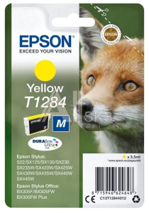 C13T12844012 Картридж Epson I/C yellow for S22/SX125