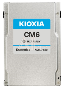 KCM61RUL3T84 SSD KIOXIA Enterprise 3840GB U.3 15mm (2,5" SFF) CM6-R, NVMe 1.4/PCIe 4.0 1x4, 2x2, R6900/W4200MB/s, IOPS(R4K) 1400K/170K, MTTF 2,5M, 1DWPD/5Y (Read I