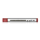 ATP800-EUCI02F Межсетевой экран Zyxel ATP800, Rack, 12 конфигурируемых (LAN/WAN) портов GE, 2xSFP, 2xUSB3.0, AP Controller (8/520), Device HA Pro, NebulaFlex Pro, с