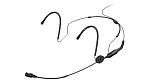 122361 Микрофон [9864] Sennheiser [HSP 4] головной, для Bodypack-передатчиков серии 2000/3000/5000, кардиоида, чёрный, разъём 3-pin LEMO