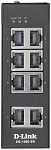 1000679783 Коммутатор D-LINK Коммутатор/ DIS-100E-8W Unmanaged Industrial Switch 8x100Base-TX, Surge 2KV, Alarm relay, DIN-Rail, metal case IP30, -40 to 75°C, only DC power, w/o