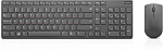 1869710 Клавиатура + мышь Lenovo Combo клав:черный мышь:черный USB беспроводная slim (4X30T25796)