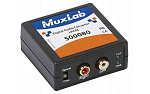 Преобразователь [500080] MuxLab [500080] цифро-аналоговый (ЦАП) сигнала LPSM, 1 цифровой оптический вход (Toslink), 1 цифровой коаксиальный вход (S/PD