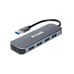 1857431 D-Link DUB-1341/C2A Концентратор с 4 портами USB 3.0