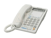 26034 Телефон проводной Panasonic KX-TS2368RUW белый