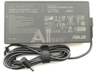 90XB06VN-MPW000 ASUS AD120-00C (A17-120P2A) 120W Adapter/EU.Блок питания для ноутбуков 20V, 6.0A, 3Pin с иглой (Г-обр. разъём с иглой 4.5x3.0)/Black
