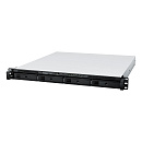 Система хранения данных Synology 1U/4bay QC 2,2GhzCPU/2Gb(32)/RAID0,1,10,5,6/upto 8HDD (1xRX418)/2xUSB3.2/1eSATA/4GigEth/1xExpslot/iSCSI/2xIPcam/1xRPS