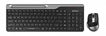 1633404 Клавиатура + мышь A4Tech Fstyler FB2535C клав:черный/серый мышь:черный/серый USB беспроводная Bluetooth/Радио slim (FB2535C SMOKY GREY)