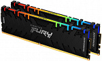 2001701 Память DDR4 2x8GB 4600МГц Kingston KF446C19RBAK2/16 Fury Renegade RGB RTL Gaming PC4-36800 CL19 DIMM 288-pin 1.5В kit dual rank с радиатором Ret
