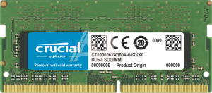 CT32G4SFD832A Crucial by Micron DDR4 32GB 3200MHz SODIMM (PC4-25600) CL22 2Rx8 1.2V (Retail), 1 year