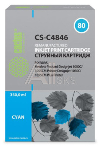 1275190 Картридж CYAN NO.80 400ML CS-C4846 CACTUS
