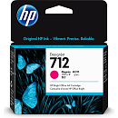 3ED68A Cartridge HP 712 для DJ T230/T630/T650/Studio, пурпурный, 29 мл