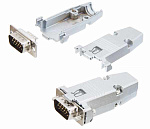 47700 Компонент разъема Kramer Electronics CON-HD15/H для VGA разъема HD15 под пайку, 10 мм (99-9001500)