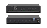 69474 Усилитель-распределитель Kramer Electronics VM-24HC 1:4 сигнала HDMI с коммутатором 2x1