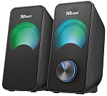 23120 Trust Speaker System Arys, 2.0, 6W(RMS), USB / Mini jack 3.5mm, Black, RGB [23120]