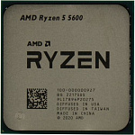 11061040 CPU AMD Ryzen 5 5600 BOX (100-100000927CBX) {Vermeer, 7nm, C6/T12, Base 3,50GHz, Turbo 4,40GHz, Without Graphics, L3 32Mb, TDP 65W, SAM4}