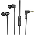 1891518 HOCO M86/ Наушники + микрофон/ Кнопка ответа/ 1.2м/ 3.5 mm jack/ Black