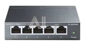 Коммутатор TP-Link TL-SG105S, 5-портовый 10/100/1000 Мбит/с настольный