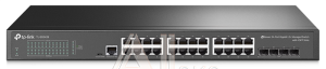 Коммутатор TP-Link TL-SG3428, JetStream 24-портовый гигабитный управляемый уровня 2/2+ с 4 SFP-слотами, поддержка контроллера SDN