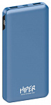 1630704 Мобильный аккумулятор Hiper MFX 10000 10000mAh QC/PD 3A голубой (MFX 10000 BLUE)