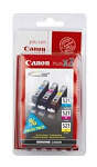 561513 Картридж струйный Canon CLI-521 2934B010 голубой/пурпурный/желтый набор для Canon Pixma MP540/620/630/980